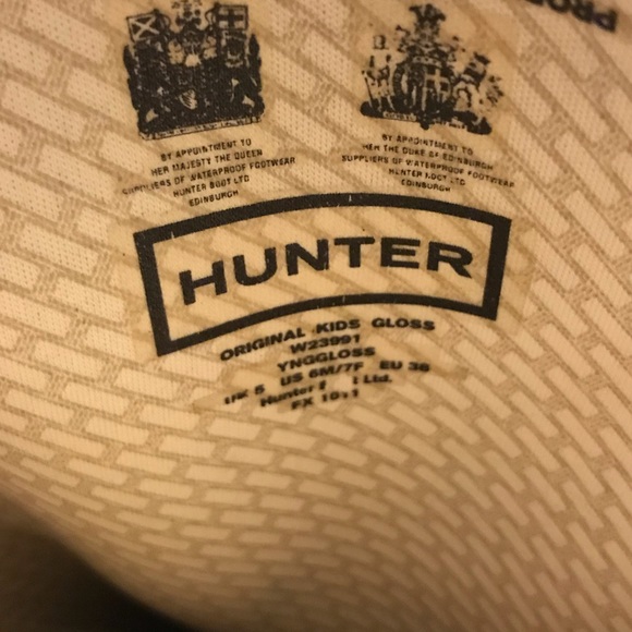 HUNTER BOOT HIGH GLOSS BLUE - Picture 3 of 6